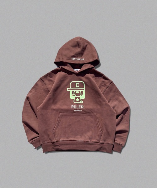 パーカー Boxy ruler vivid hoodie メンズ