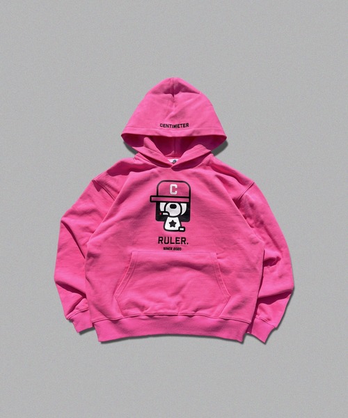 centimeter（センチメーター） パーカー Boxy ruler vivid hoodie 