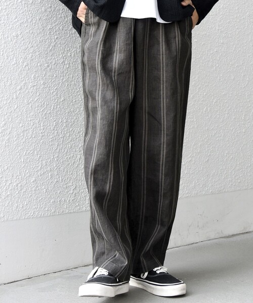 SHIPS any パンツ any:「洗濯機可能」NOVELTEX リネン フリーサイズ