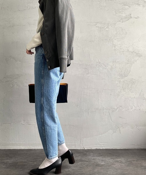 「THE SHINZONE」 デニムパンツ 34 ネイビー レディース_画像6