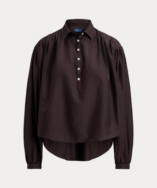47 ポロ ラルフローレン polo Ralph Lauren シルク ブラウス POLO RALPH LAUREN（ポロ ラルフ ローレン）の「マルベリー シルク