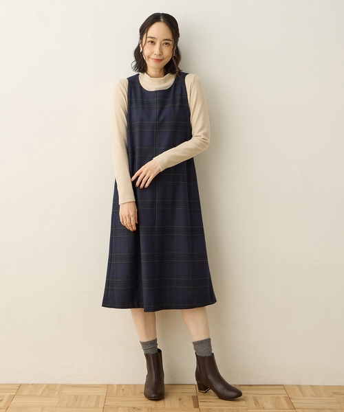 「DECOY SINCE 1981」 ノースリーブワンピース 11号 グリーン レディース_画像3