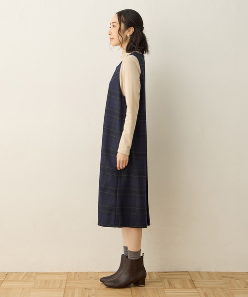 「DECOY SINCE 1981」 ノースリーブワンピース 11号 グリーン レディース_画像4