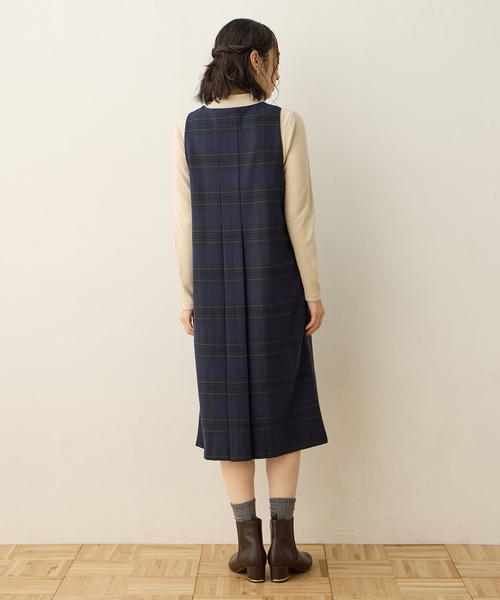 「DECOY SINCE 1981」 ノースリーブワンピース 11号 グリーン レディース_画像5