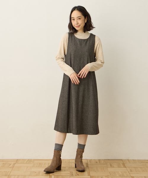 「DECOY SINCE 1981」 ノースリーブワンピース 11号 グリーン レディース_画像8