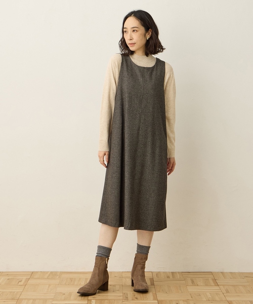 「DECOY SINCE 1981」 ノースリーブワンピース 11号 グリーン レディース_画像9