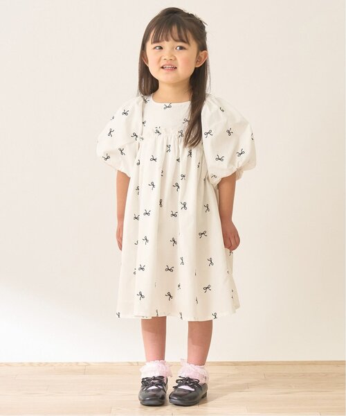 ロンロン様ボンポワン　LIBERTY 花柄 ワンピース ロンロン様ボンポワン LIBERTY 花柄 ワンピース 花柄プリントロング