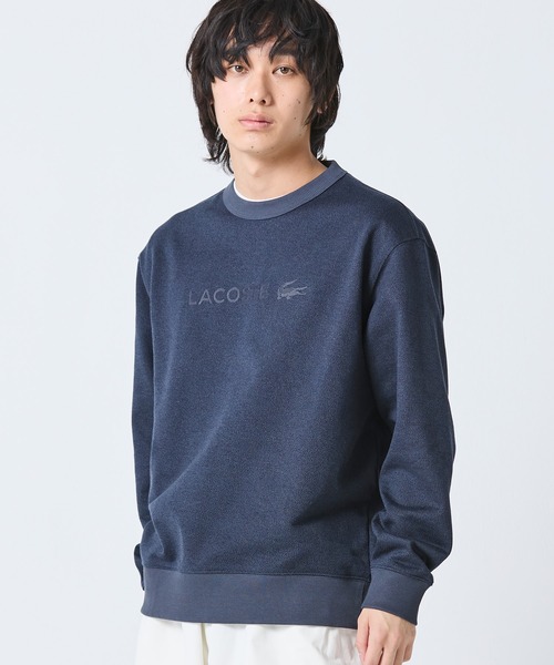 LACOSTE　スウェット　新品 LACOSTE（ラコステ） トレーナー スウェット メランジカラー ヘザー