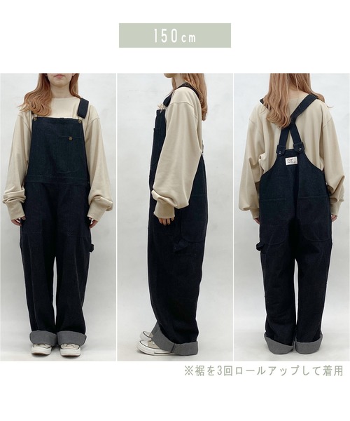 「Crisp」 オーバーオール FREE アイボリー レディース_画像2