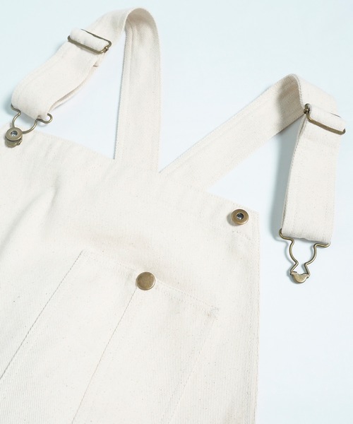 「Crisp」 オーバーオール FREE アイボリー レディース_画像6