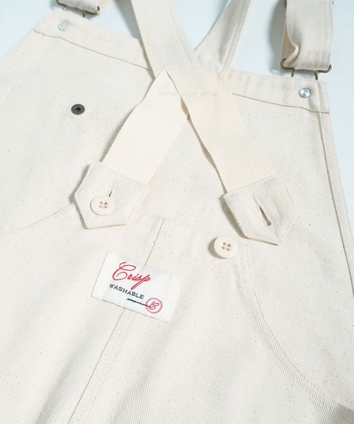 「Crisp」 オーバーオール FREE アイボリー レディース_画像7