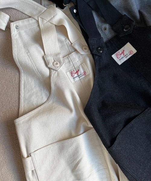 「Crisp」 オーバーオール FREE アイボリー レディース_画像8