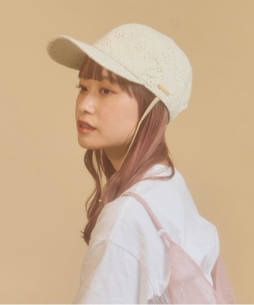 「kaorinomori」 キャップ FREE ブラック レディース_画像5