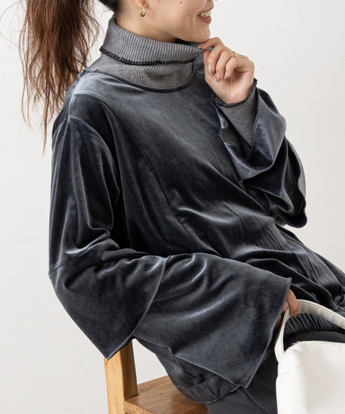 「CIAOPANIC TYPY」 長袖カットソー ONE SIZE ブラック レディース_画像2