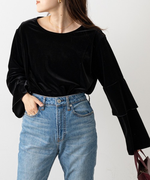「CIAOPANIC TYPY」 長袖カットソー ONE SIZE ブラック レディース_画像5