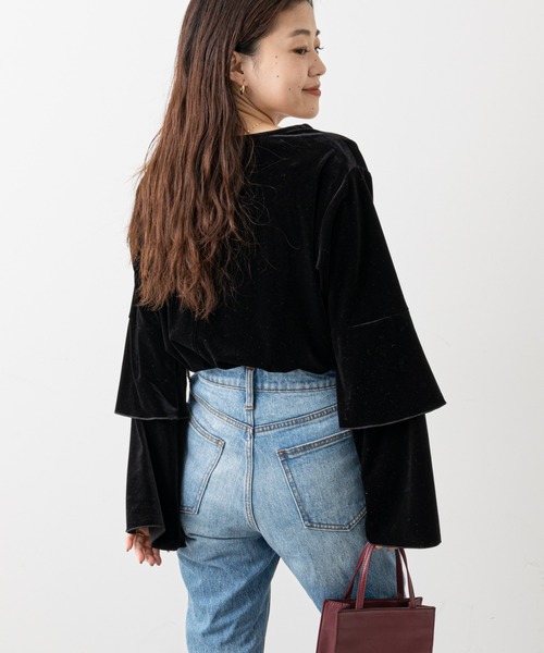 「CIAOPANIC TYPY」 長袖カットソー ONE SIZE ブラック レディース_画像7