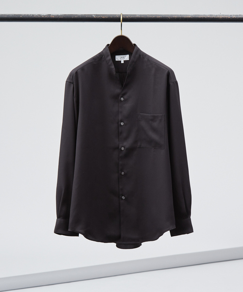 「AH ABAHOUSE」 長袖シャツ 48 ダークグリーン メンズ_画像3