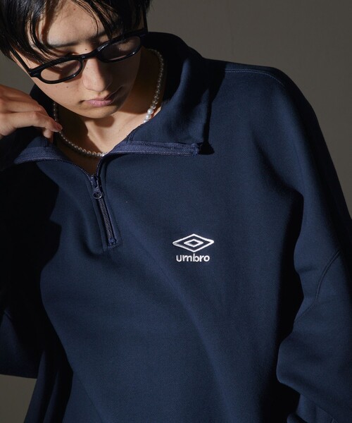 umbro（アンブロ） スウェットカットソー MEDIUM ネイビー メンズ