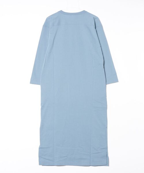 「Russell Athletic」 長袖ワンピース MEDIUM サックスブルー レディース_画像2