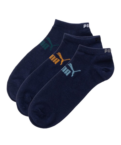 PUMA（プーマ） 靴下 スニーカーソックス 3足組 靴下 メンズ 24~28cm 