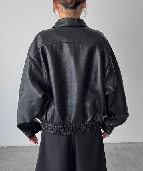 「CANAL JEAN」 「diggity」ブルゾン ONE SIZE ブラウン レディースの画像