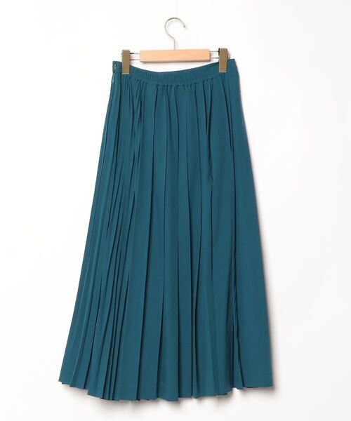 「green label relaxing」 プリーツスカート 36 ブルー レディース_画像2
