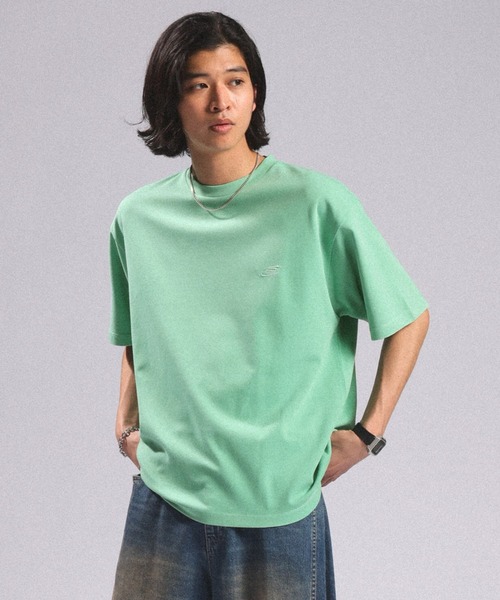 RAGEBLUE（レイジブルー） tシャツ Pigment Tech One Point Stitch T