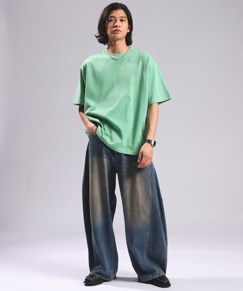 RAGEBLUE（レイジブルー） tシャツ Pigment Tech One Point Stitch T