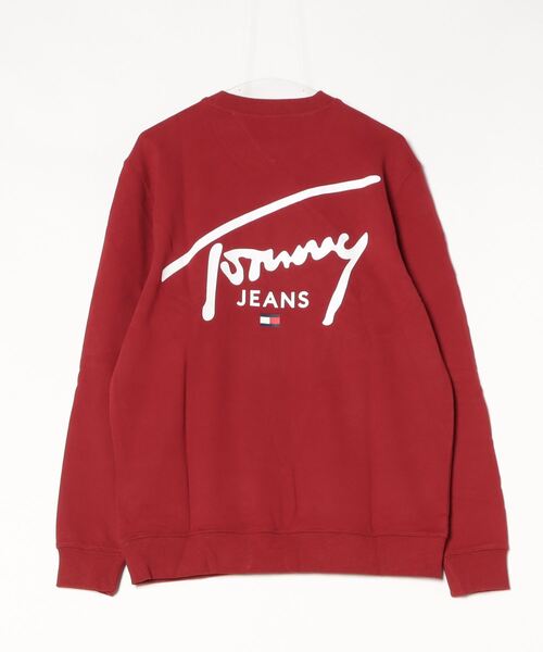 「TOMMY HILFIGER」 スウェットカットソー SMALL ブラック メンズ_画像2