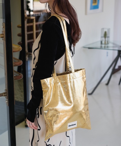 「Kastane」 トートバッグ FREE シルバー レディース_画像4