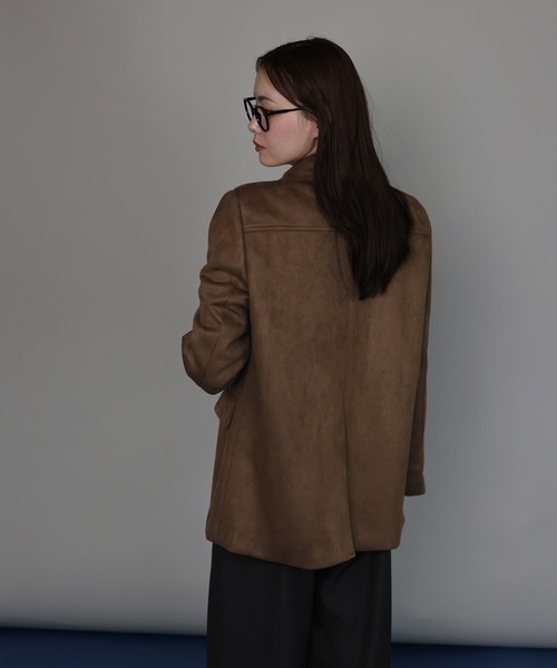 「J by blue」 テーラードジャケット MEDIUM キャメル レディース_画像5