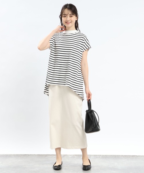 「GLOBAL WORK Smile Seed Store」 タイトスカート MEDIUM アイボリー レディース_画像2