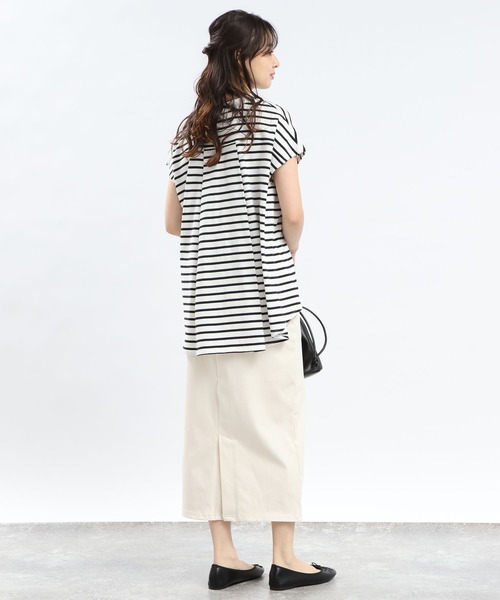 「GLOBAL WORK Smile Seed Store」 タイトスカート MEDIUM アイボリー レディース_画像4