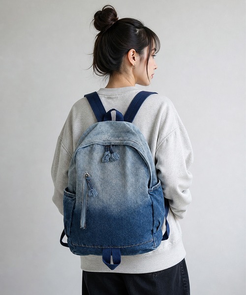 岡山デニム バッグ（リュックサック、デイパック）｜バッグ