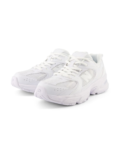 「New Balance」 ローカットスニーカー 24.0cm ブラック メンズ_画像2