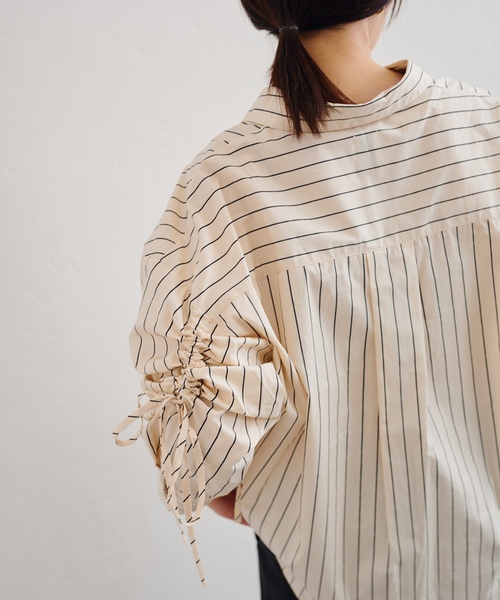 「U by SPICK&SPAN」 長袖シャツ FREE ブルー レディース_画像6