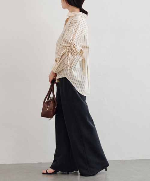 「U by SPICK&SPAN」 長袖シャツ FREE ブルー レディース_画像8