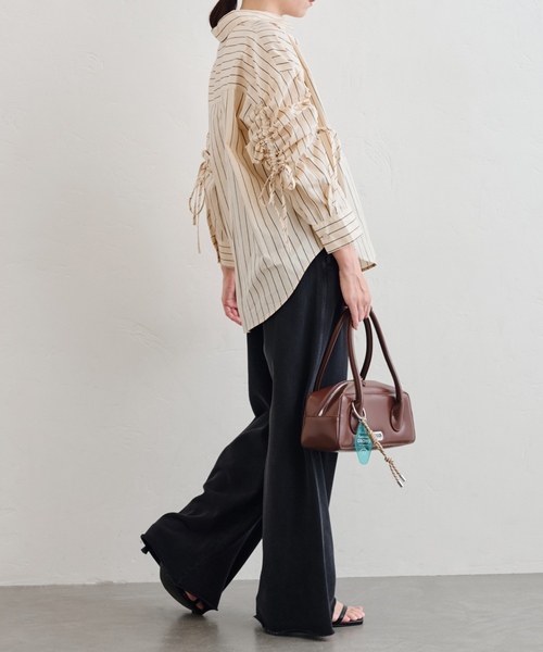 「U by SPICK&SPAN」 長袖シャツ FREE ブルー レディース_画像9