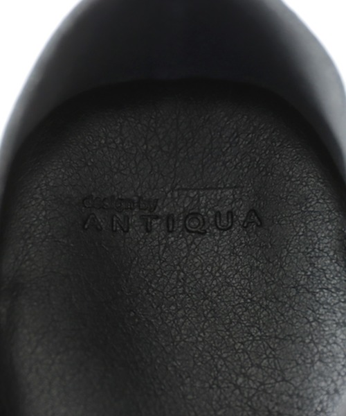 「antiqua」 スリッポン M ブラック レディース_画像6