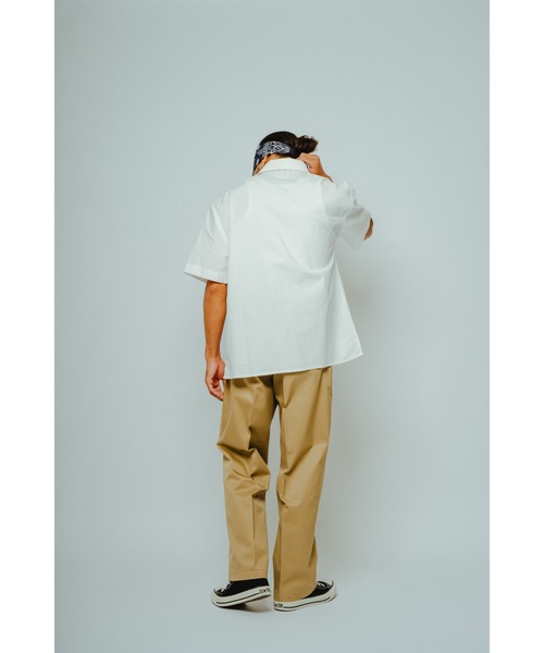 「BIG MIKE」 半袖シャツ X-LARGE ダークインディゴブルー メンズ_画像3