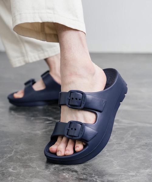 TELIC（テリック） 厚底 リカバリーサンダル サンダル W-BUCKLE2 厚底