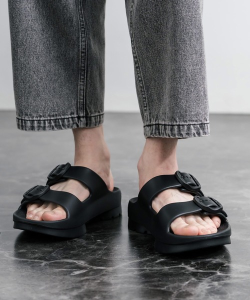 TELIC（テリック） 厚底 リカバリーサンダル サンダル W-BUCKLE2 厚底