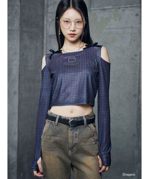 EMODA（エモダ） tシャツ 「ちいかわ」チョーカートップ レディース