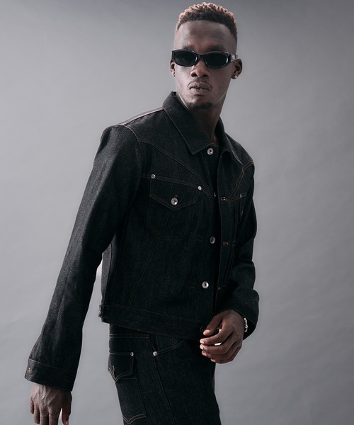 アンダーハンク リジットデニムジャケット ANDER HUNK デニムジャケット gジャン Western Switch Rigid Denim