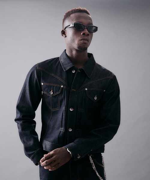 ANDER HUNK アンダーハンク　デニムジャケットMサイズ ANDER HUNK デニムジャケット gジャン Western Switch Rigid Denim