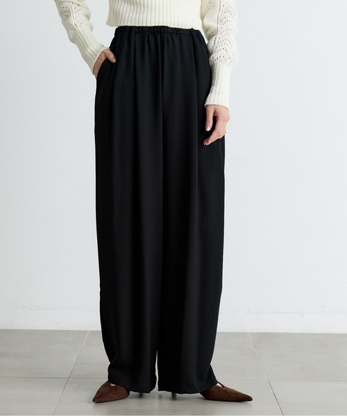 CLANE（クラネ） ワイドパンツ パンツ DRAWSTRING LOOSE TUCK PANTS