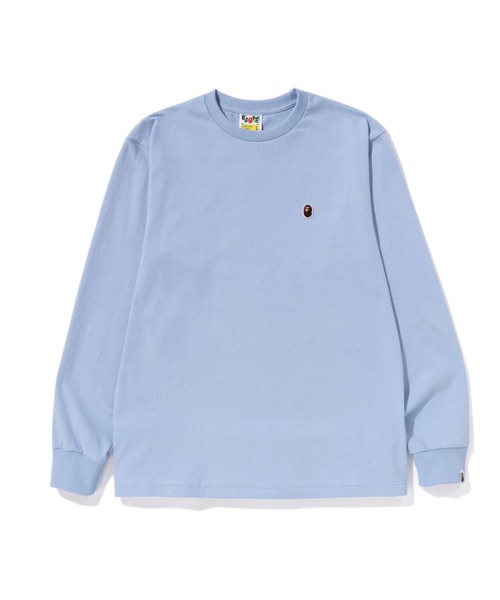 A BATHING APE（アベイシングエイプ） 長袖Tシャツ X-LARGE サックス