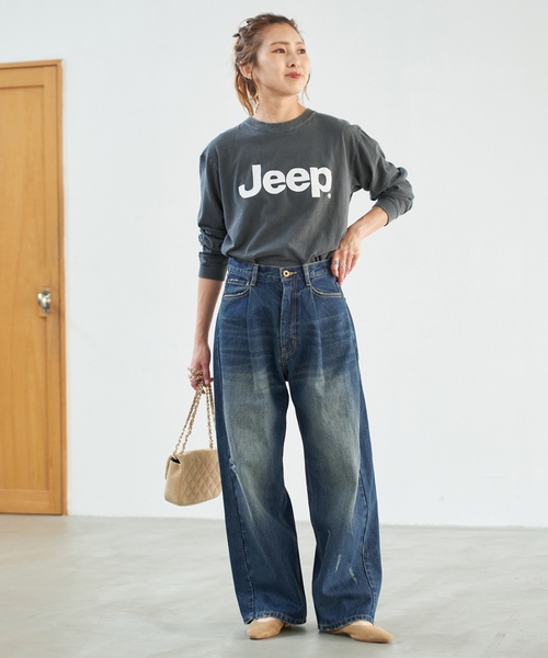 「Spick & Span」 デニムパンツ 28 ブルー レディース_画像3