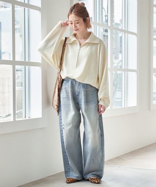 「Spick & Span」 デニムパンツ 28 ブルー レディース_画像5