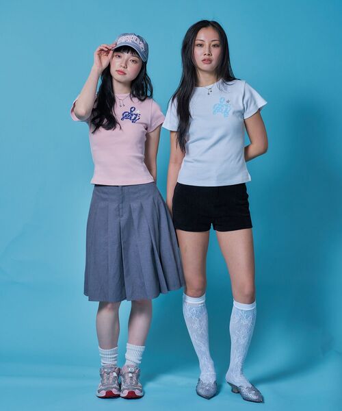 「SEQUENZ」 半袖Tシャツ LARGE ブラック レディース_画像3